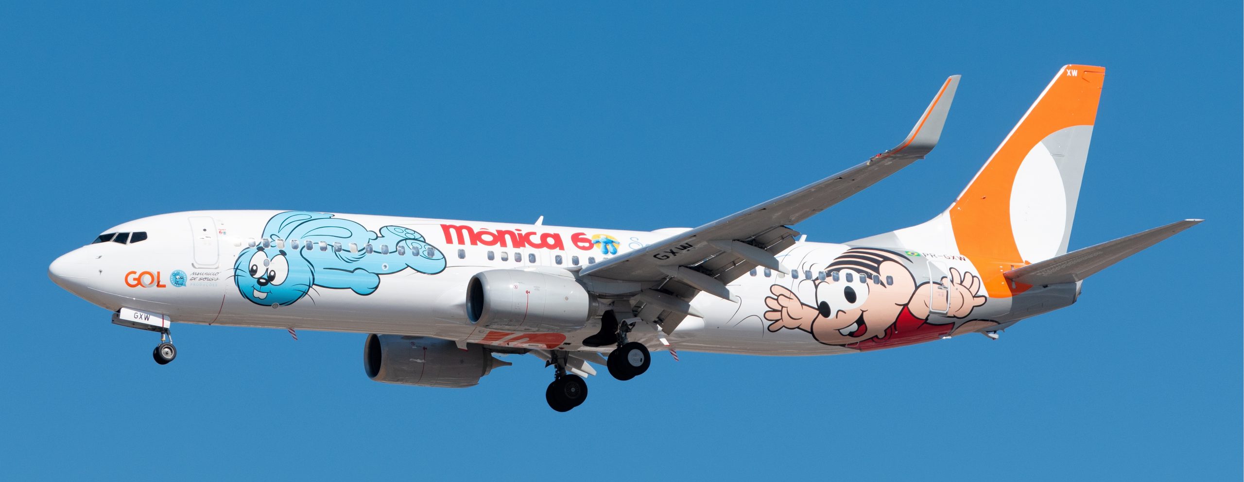 Illustration for: GOL reveals a special livery for Monica’s anniversary