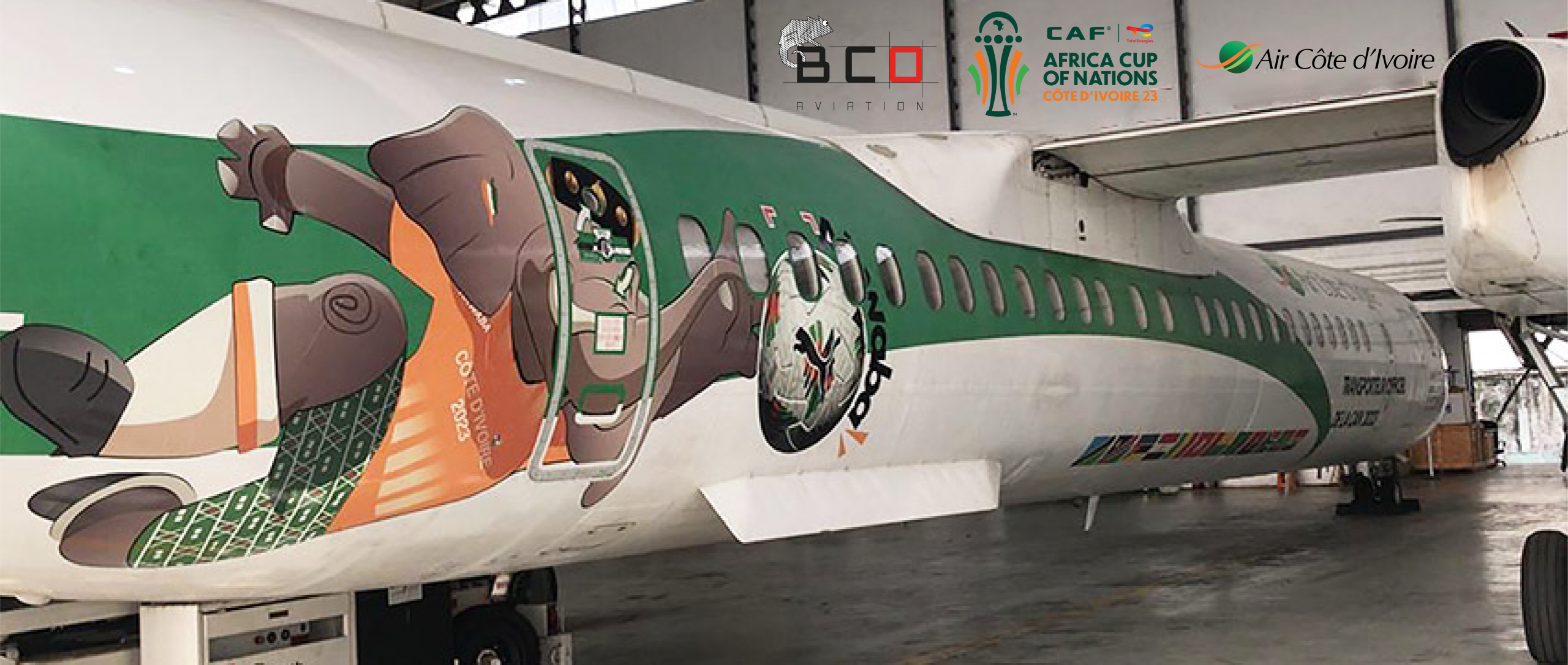 Illustration for: Air Côte d’Ivoire partners with CAN 2023